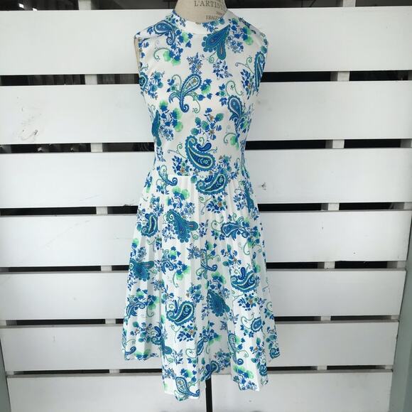 Vintage 50s 60s handmade dress with pleated swing skirt - Picture 11 of 11